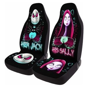 Her Jack and His Sally Car Seat Covers